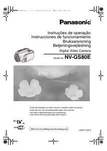 Bruksanvisning Panasonic NV-GS80E Videokamera