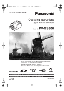 Handleiding Panasonic PV-GS300 Camcorder