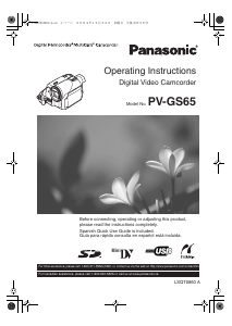 Mode d’emploi Panasonic PV-GS65 Caméscope