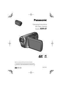 Handleiding Panasonic SDR-S7 Camcorder