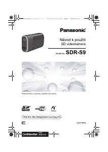 Manuál Panasonic SDR-S9 Videokamera