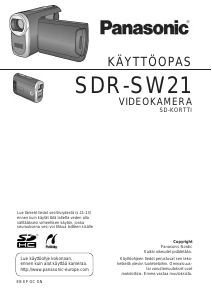 Käyttöohje Panasonic SDR-SW21 Kameranauhuri