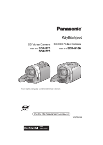 Käyttöohje Panasonic SDR-T70EC Kameranauhuri