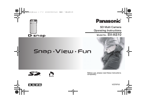 Handleiding Panasonic SV-AS10 Camcorder