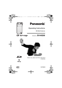 Handleiding Panasonic SV-AS30 Camcorder