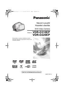 Használati útmutató Panasonic VDR-D220E Videokamera