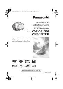 Manuale Panasonic VDR-D220E Videocamera