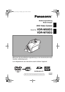 Bedienungsanleitung Panasonic VDR-M50EG Camcorder