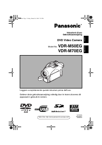 Manuale Panasonic VDR-M70EG Videocamera