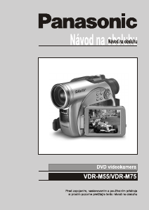Návod Panasonic VDR-M75EG Videokamera