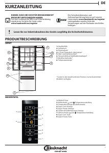 Handleiding Bauknecht KSN 19 SW Koel-vries combinatie