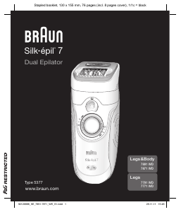 Manuale Braun 7871 WD Silk-epil 7 Epilatore