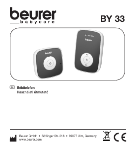 Használati útmutató Beurer BY 33 Bébiőr