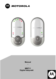 Bruksanvisning Motorola MBP11 Babyvakt