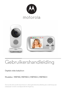 Handleiding Motorola MBP483-4 Babyfoon