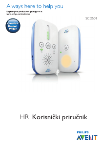 Priručnik Philips SCD501 Monitor za novorođenčad