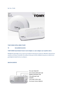 Kullanım kılavuzu TOMY SR200 Digital Bebek telsizi