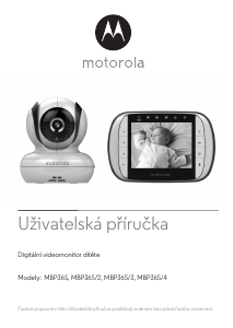 Manuál Motorola MBP36S/3 Chůvička