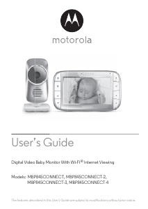 Handleiding Motorola MBP845CONNECT-2 Babyfoon