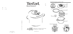 Kullanım kılavuzu Tefal P4220745 Nutricook+ Düdüklü tencere