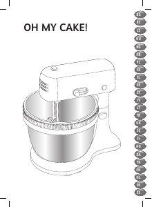 Manual Tefal QB110838 Oh my cake! Stand Mixer