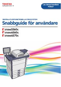 Bruksanvisning Toshiba e-Studio 5560c Multifunktionsskrivare