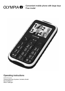 Bruksanvisning Olympia Free Mobiltelefon