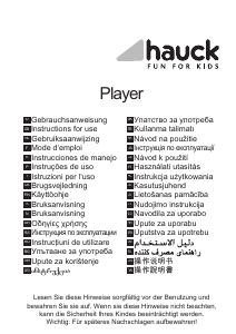Hướng dẫn sử dụng Hauck Player Xe bé tập đi