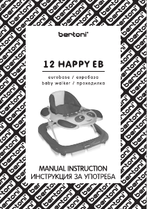 Manual Bertoni 12 Happy EB Baby Walker