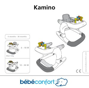 Käyttöohje Bébé Confort Kamino Kävelytuoli