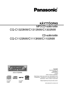 Käyttöohje Panasonic CQ-C1123NW Autoradio