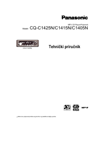 Priručnik Panasonic CQ-C1415N Radioprijamnik za automobil