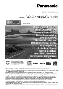 Brugsanvisning Panasonic CQ-C7703N Bilradio
