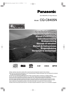 Bedienungsanleitung Panasonic CQ-C8405N Autoradio