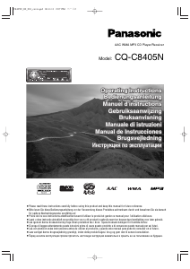 Manuale Panasonic CQ-C8405N Autoradio
