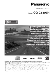 Bedienungsanleitung Panasonic CQ-C8803N Autoradio