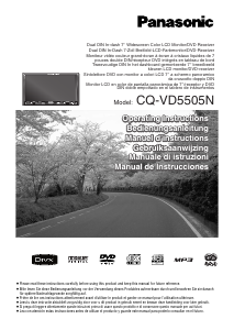 Bedienungsanleitung Panasonic CQ-VD5505N Autoradio