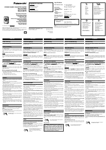 Manuale Panasonic RQ-SX67V Registratore a cassette