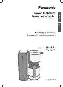 Návod Panasonic NC-ZF1HXE Kávovar