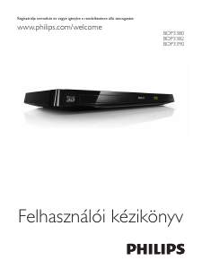 Használati útmutató Philips BDP3390 Blu-ray lejátszó