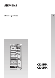 Manuale Siemens CI30RP00 Frigorifero