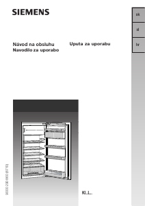 Bruksanvisning Siemens KI18LA50 Kylskåp