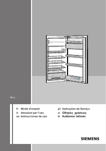 Manual de uso Siemens KI18LA50 Refrigerador