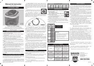 Manual Suggar ML1201BR Máquina de lavar roupa