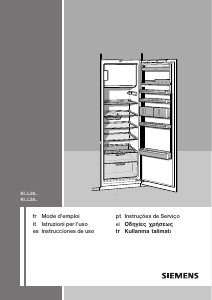 Manual de uso Siemens KI38LA50 Refrigerador