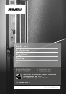Bedienungsanleitung Siemens KS36VAWEP Kühlschrank