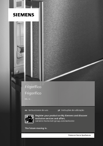 Manual de uso Siemens KS36VAWEP Refrigerador
