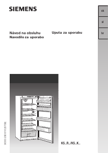 Bruksanvisning Siemens KS38RA00IE Kjøleskap