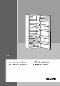 Hướng dẫn sử dụng Siemens KS38RV73EU Tủ lạnh