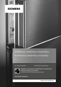 Manuál Siemens KU15LADF0 Lednice